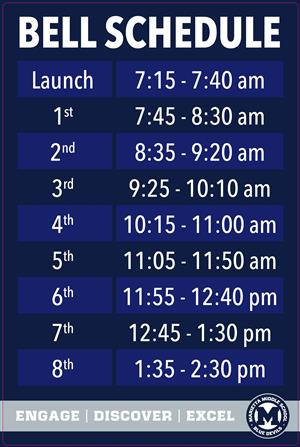 Content of image is found in "Bell Schedule" table